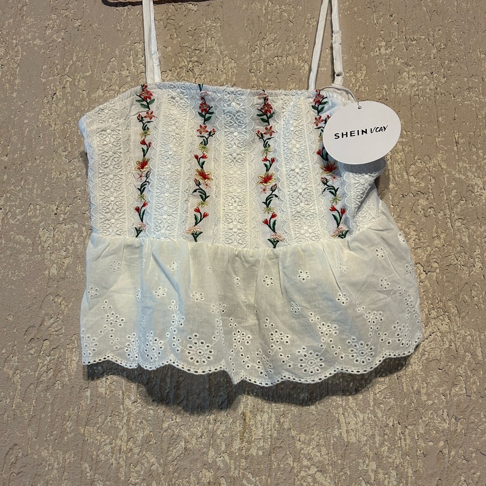 Cute SHEIN tank top with adjustable straps. Size S / US 4